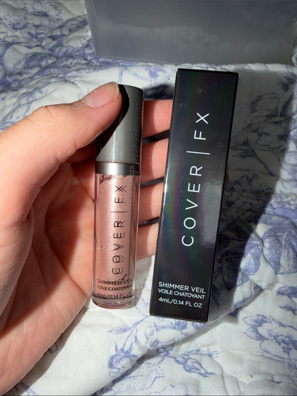 COVER FX Shimmer Veil Liquid Highlighter - Rose Pink Shimmer